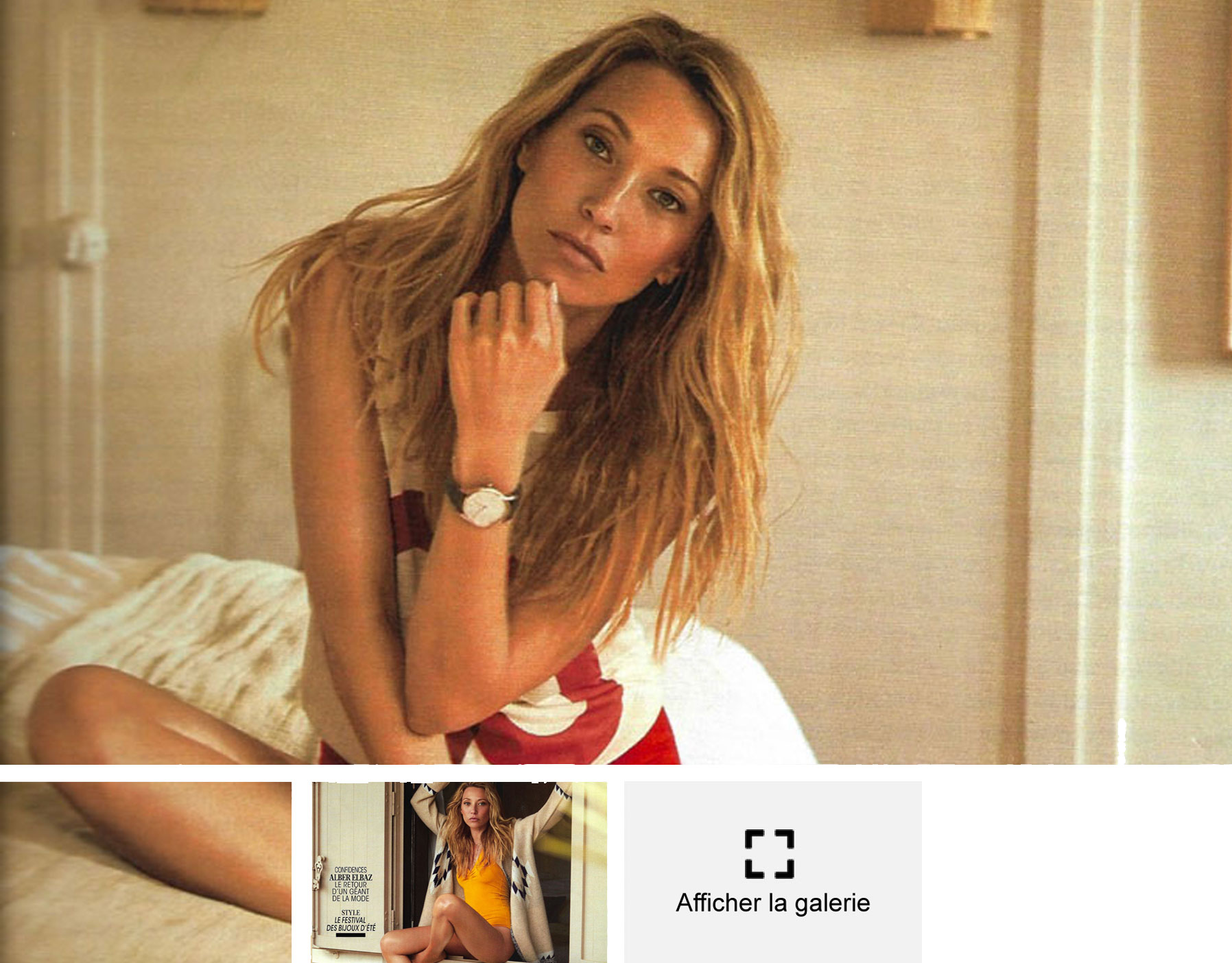 Omega Watches / Laura Smet / Madame Figaro