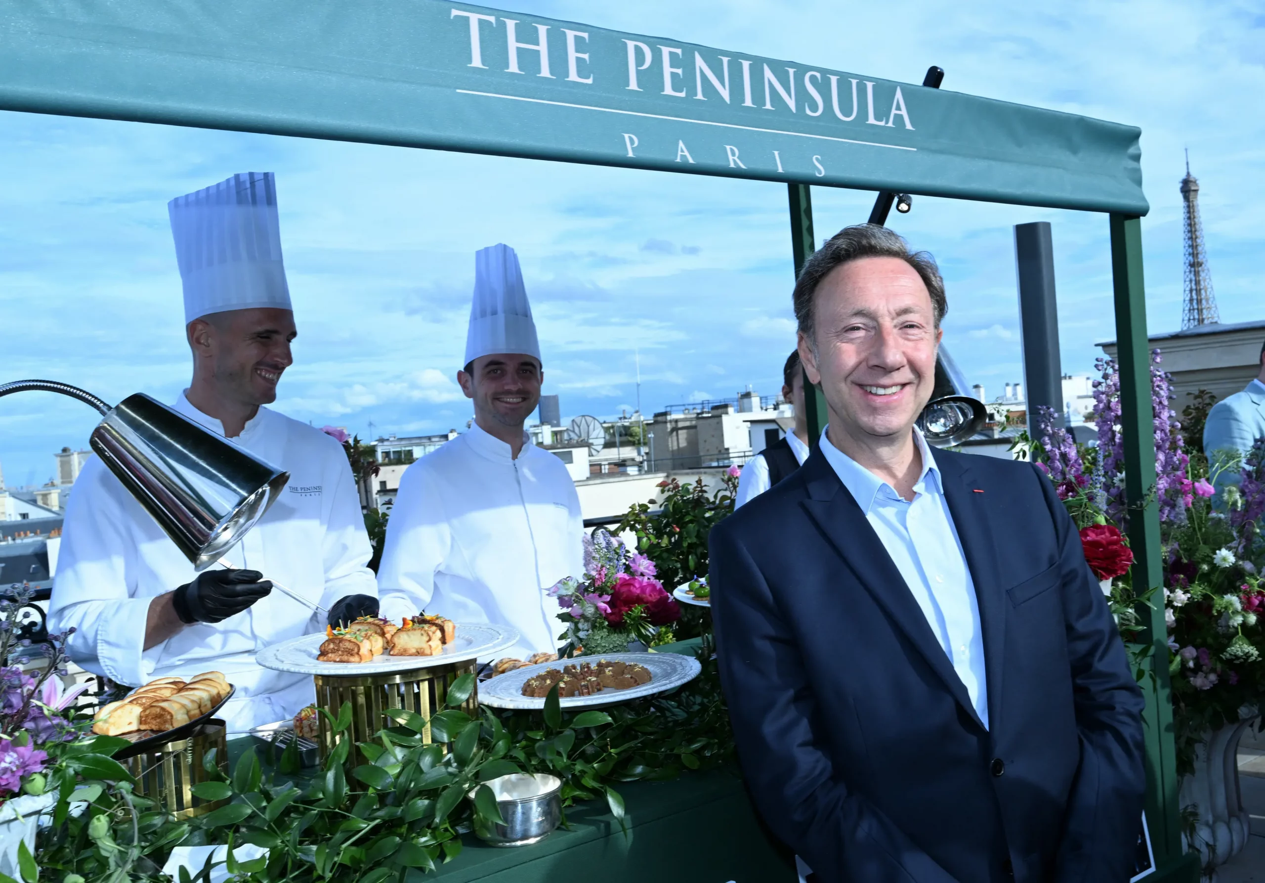 Soirée d'ouverture du rooftop L'Heure Dorée — Peninsula Paris
