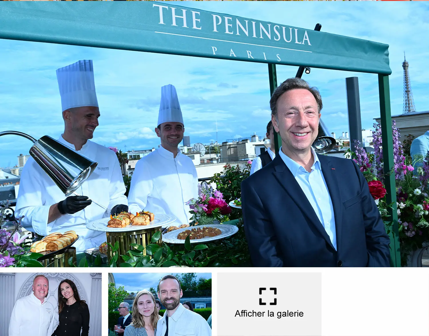 Soirée d'ouverture du rooftop L'Heure Dorée — Peninsula Paris